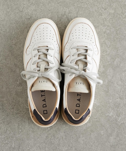D.A.T.E.(デイト)の「【D.A.T.E.】別注ローカットスニーカー WH(スニーカー・レディース・ホワイト・38/37/39/36)」の5枚目の写真