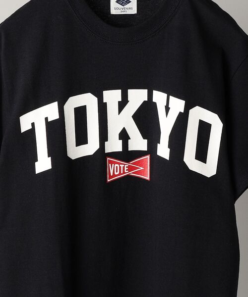SHIPS(シップス)の「【SHIPS別注】VOTE MAKE NEW CLOTHES: TOKYO ロゴプリント Tシャツ(Tシャツ/カットソー・メンズ・ホワイト/ネイビー/ブラック・SMALL/MEDIUM/X-LARGE/LARGE)」の10枚目の写真