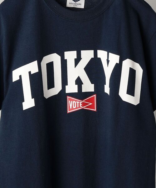 SHIPS(シップス)の「【SHIPS別注】VOTE MAKE NEW CLOTHES: TOKYO ロゴプリント Tシャツ(Tシャツ/カットソー・メンズ・ホワイト/ネイビー/ブラック・SMALL/MEDIUM/X-LARGE/LARGE)」の11枚目の写真