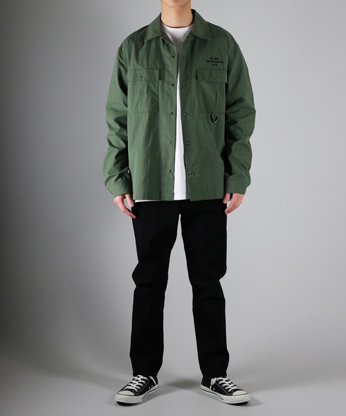 NUMBER (N)INE（ナンバーナイン）の「MILITARY SHIRT / ミリタリーシャツ（シャツ/ブラウス・メンズ・ネイビー/オリーブ/ブラック・2/4/3）」の22枚目の写真