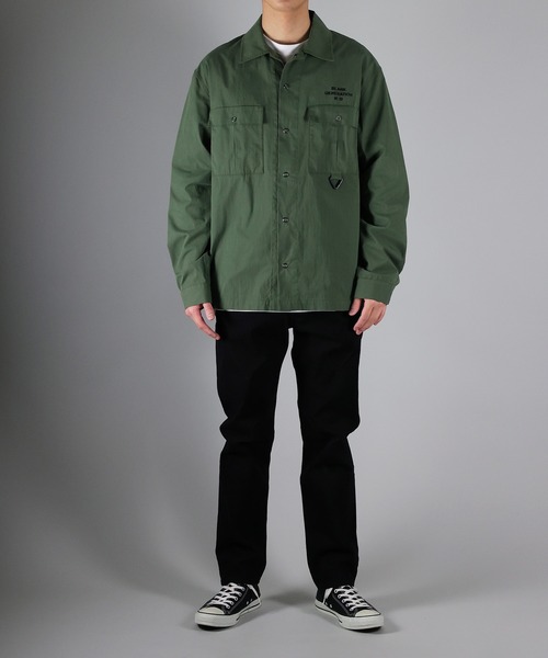 NUMBER (N)INE（ナンバーナイン）の「MILITARY SHIRT / ミリタリーシャツ（シャツ/ブラウス・メンズ・ネイビー/オリーブ/ブラック・2/4/3）」の20枚目の写真