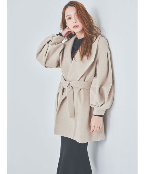 LAGUNAMOON（ラグナムーン）の「ボトルネックウエストリブニットプルオーバー（ニット/セーター・レディース・アイボリー/ブラック/バーガンディー/モカ・FREE）」の12枚目の写真