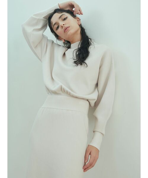 LAGUNAMOON（ラグナムーン）の「ボトルネックウエストリブニットプルオーバー（ニット/セーター・レディース・アイボリー/ブラック/バーガンディー/モカ・FREE）」の19枚目の写真