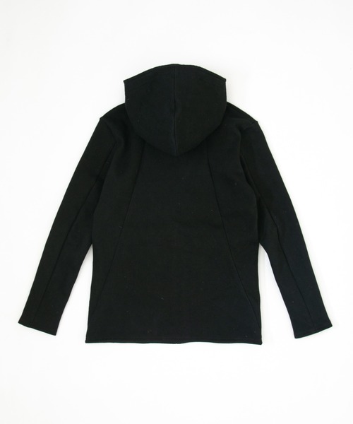 OURET（オーレット）の「硫化染ドビーストレッチ フードＺＩＰブルゾン（パーカー・メンズ・ブラック・2/1/3）」の6枚目の写真