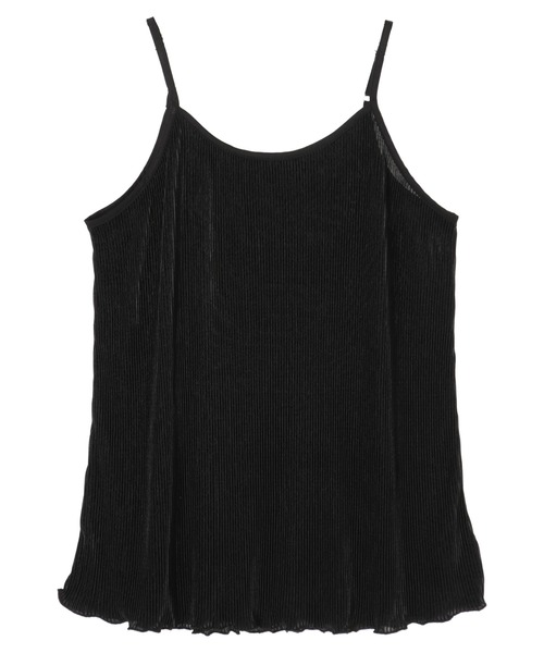 DURAS（デュラス）の「プリーツキャミトップス（キャミソール・レディース・ブラック/ベージュ/カーキ・FREE）」の14枚目の写真