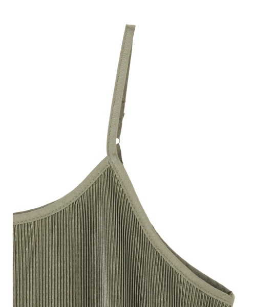 DURAS（デュラス）の「プリーツキャミトップス（キャミソール・レディース・ブラック/ベージュ/カーキ・FREE）」の6枚目の写真