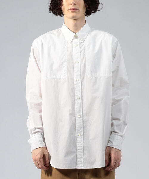 TOMORROWLAND (トゥモローランド)の「コットンタイプライター ショルダーパッチシャツ(シャツ/ブラウス・メンズ・ホワイト・S/M/XS)」の6枚目の写真