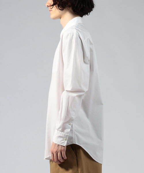 TOMORROWLAND (トゥモローランド)の「コットンタイプライター ショルダーパッチシャツ(シャツ/ブラウス・メンズ・ホワイト・S/M/XS)」の5枚目の写真