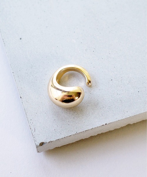 SIGNAL（シグナル）の「【SIGNAL/シグナル】Bold Line Ear Cuff / ボールドラインイヤーカフ（イヤーカフ・レディース・シルバー/ゴールド・FREE）」の2枚目の写真