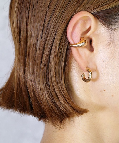 SIGNAL（シグナル）の「【SIGNAL/シグナル】Bold Line Ear Cuff / ボールドラインイヤーカフ（イヤーカフ・レディース・シルバー/ゴールド・FREE）」の7枚目の写真