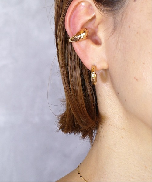 SIGNAL（シグナル）の「【SIGNAL/シグナル】Bold Line Ear Cuff / ボールドラインイヤーカフ（イヤーカフ・レディース・シルバー/ゴールド・FREE）」の6枚目の写真