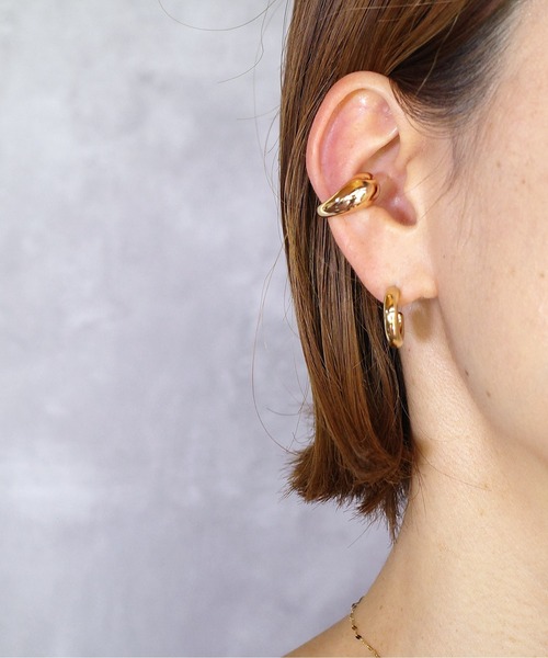 SIGNAL（シグナル）の「【SIGNAL/シグナル】Bold Line Ear Cuff / ボールドラインイヤーカフ（イヤーカフ・レディース・シルバー/ゴールド・FREE）」の5枚目の写真
