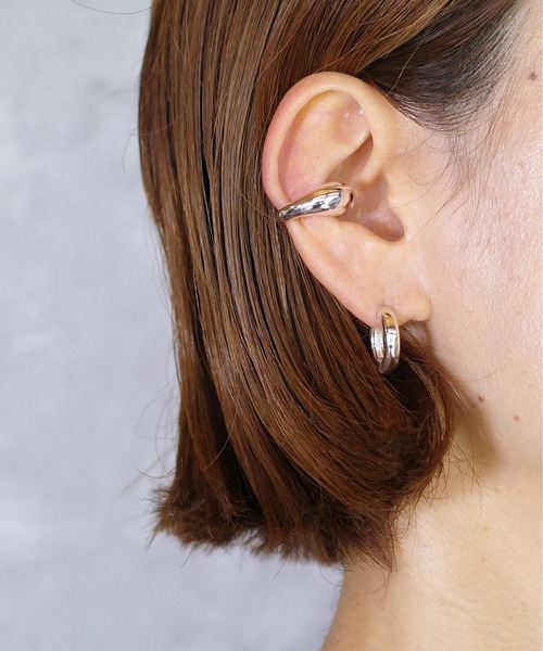 SIGNAL（シグナル）の「【SIGNAL/シグナル】Bold Line Ear Cuff / ボールドラインイヤーカフ（イヤーカフ・レディース・シルバー/ゴールド・FREE）」の18枚目の写真