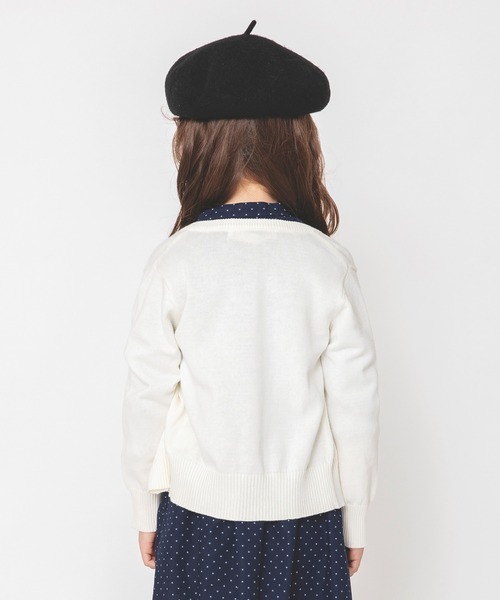 BRANSHES(ブランシェス)の「シンプルカーディガン(ニット/セーター・キッズ・レッド/ネイビー/アイボリー・M/L/S/XL)」の11枚目の写真