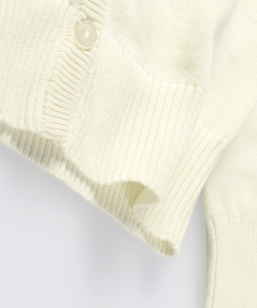 BRANSHES(ブランシェス)の「シンプルカーディガン(ニット/セーター・キッズ・レッド/ネイビー/アイボリー・M/L/S/XL)」の15枚目の写真