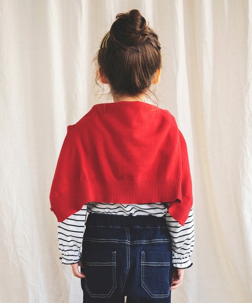 BRANSHES(ブランシェス)の「シンプルカーディガン(ニット/セーター・キッズ・レッド/ネイビー/アイボリー・M/L/S/XL)」の10枚目の写真