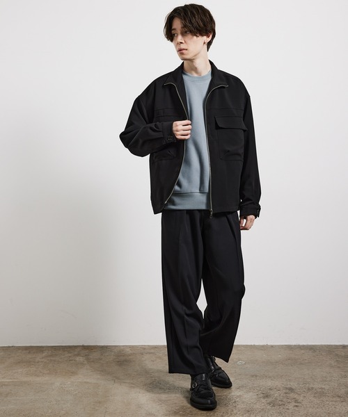 JUNRED(ジュンレッド)の「スタンドカラービッグCPOブルゾン(ブルゾン・メンズ・ブラック/カーキ・S/M/L)」の14枚目の写真