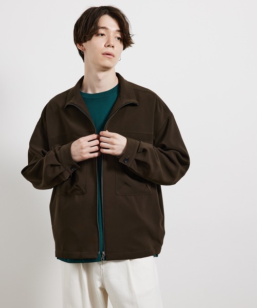 JUNRED(ジュンレッド)の「スタンドカラービッグCPOブルゾン(ブルゾン・メンズ・ブラック/カーキ・S/M/L)」の8枚目の写真