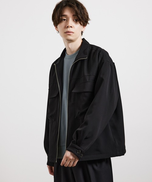 JUNRED(ジュンレッド)の「スタンドカラービッグCPOブルゾン(ブルゾン・メンズ・ブラック/カーキ・S/M/L)」の17枚目の写真