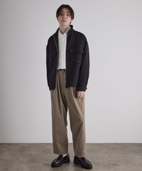 JUNRED(ジュンレッド)の「スタンドカラービッグCPOブルゾン(ブルゾン・メンズ・ブラック/カーキ・S/M/L)」の20枚目の写真