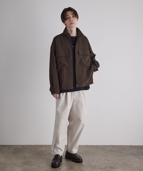 JUNRED(ジュンレッド)の「スタンドカラービッグCPOブルゾン(ブルゾン・メンズ・ブラック/カーキ・S/M/L)」の18枚目の写真