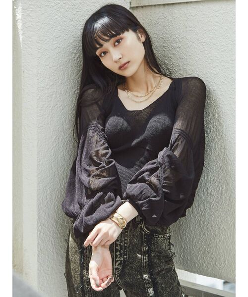 EMODA（エモダ）の「ダブルチェーンネックレス（ネックレス・レディース・シルバー/ゴールド・FREE）」の16枚目の写真