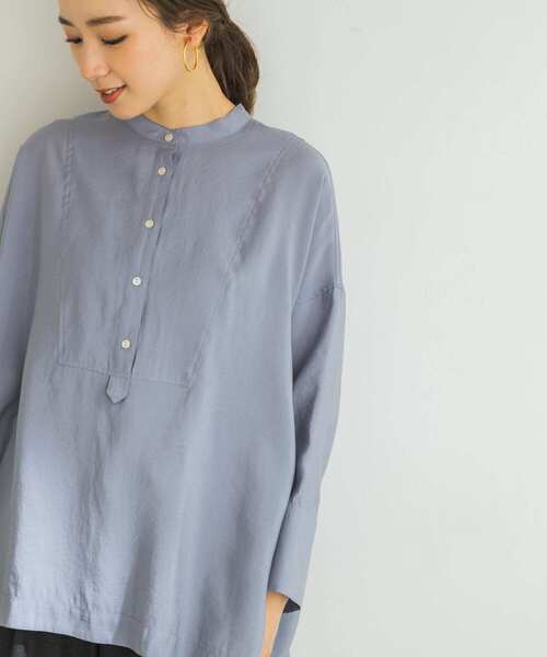 URBAN RESEARCH(アーバンリサーチ)の「フロントデザインドルマンブラウス(Tシャツ/カットソー・レディース・ブラック/ブラウン/ブルー系その他/オフホワイト・FREE)」の11枚目の写真