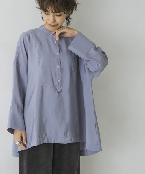 URBAN RESEARCH(アーバンリサーチ)の「フロントデザインドルマンブラウス(Tシャツ/カットソー・レディース・ブラック/ブラウン/ブルー系その他/オフホワイト・FREE)」の19枚目の写真