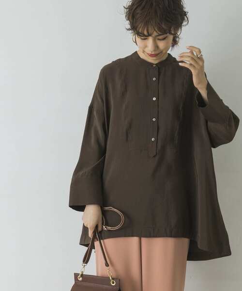 URBAN RESEARCH(アーバンリサーチ)の「フロントデザインドルマンブラウス(Tシャツ/カットソー・レディース・ブラック/ブラウン/ブルー系その他/オフホワイト・FREE)」の10枚目の写真