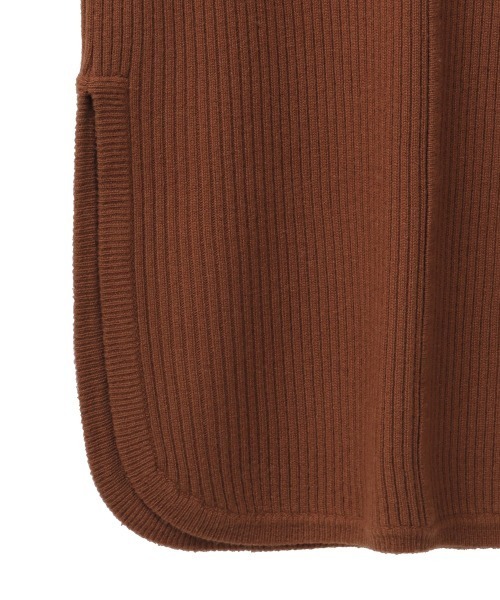 CLANE HENRY NECK KNIT LONG VEST美品 CLANE（クラネ）の「HENRY NECK KNIT LONG VEST（ベスト）」 - WEAR