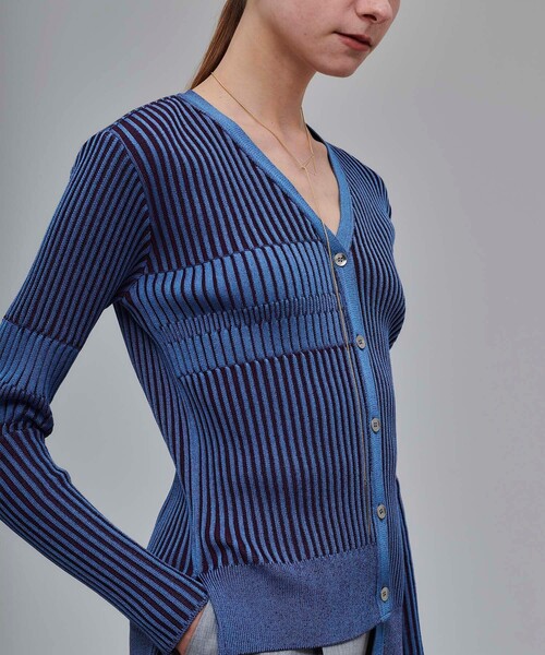 UNITED TOKYO（ユナイテッドトウキョウ）の「クロスリブカーディガン（カーディガン/ボレロ・レディース・ブラック/ブルー/アイボリー・FREE）」の21枚目の写真