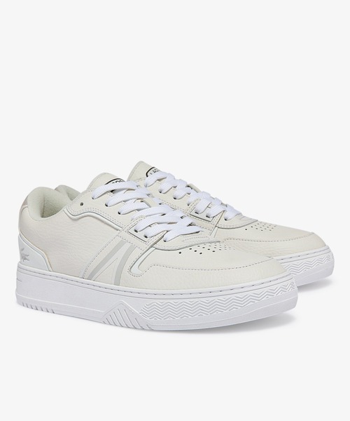 LACOSTE（ラコステ）の「メンズ L001 0321 1（スニーカー・メンズ・ホワイト/オフホワイト/ホワイト×グリーン/ホワイト×パープル・25.5cm/26.5cm/26.0cm/27.0cm/28.0cm/28.5cm/25.0cm）」の3枚目の写真