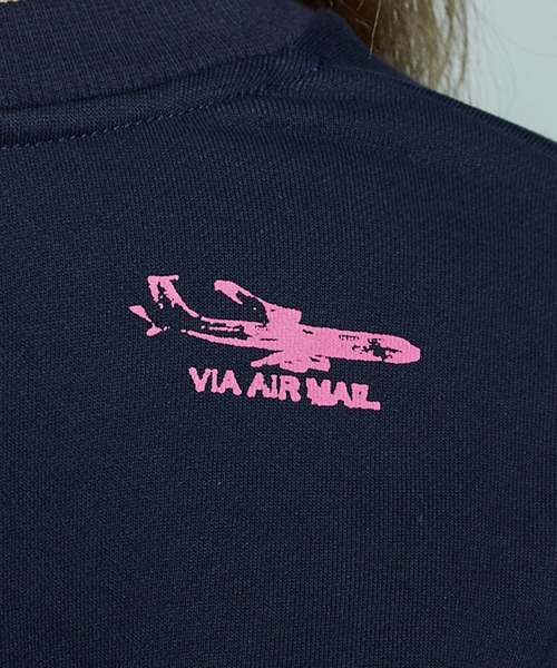 FRAPBOIS（フラボア）の「FRAPBOIS×BRANIFF INTERNATIONAL スウェット（スウェット・レディース・ネイビー/グリーン・1/2）」の12枚目の写真