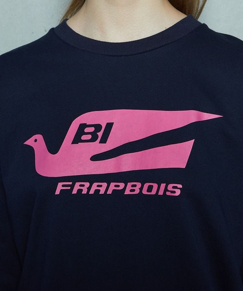 FRAPBOIS（フラボア）の「FRAPBOIS×BRANIFF INTERNATIONAL スウェット（スウェット・レディース・ネイビー/グリーン・1/2）」の3枚目の写真