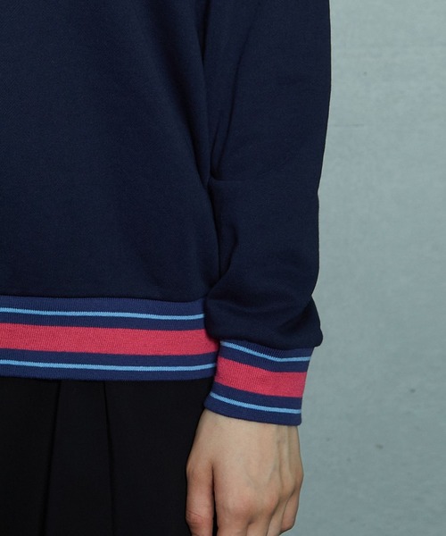 FRAPBOIS（フラボア）の「FRAPBOIS×BRANIFF INTERNATIONAL スウェット（スウェット・レディース・ネイビー/グリーン・1/2）」の21枚目の写真