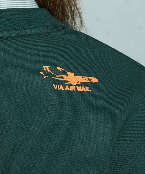 FRAPBOIS（フラボア）の「FRAPBOIS×BRANIFF INTERNATIONAL スウェット（スウェット・レディース・ネイビー/グリーン・1/2）」の10枚目の写真