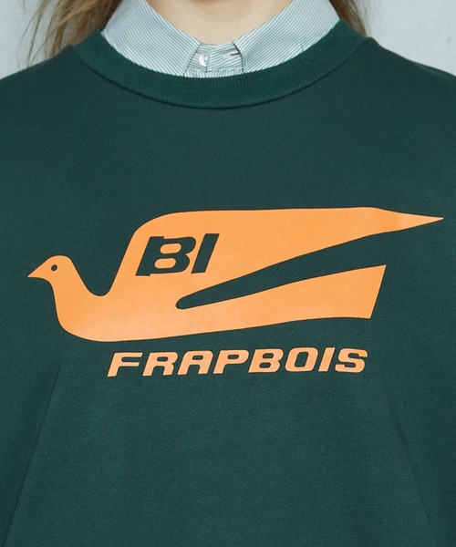 FRAPBOIS（フラボア）の「FRAPBOIS×BRANIFF INTERNATIONAL スウェット（スウェット・レディース・ネイビー/グリーン・1/2）」の7枚目の写真