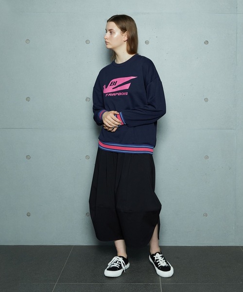 FRAPBOIS（フラボア）の「FRAPBOIS×BRANIFF INTERNATIONAL スウェット（スウェット・レディース・ネイビー/グリーン・1/2）」の22枚目の写真