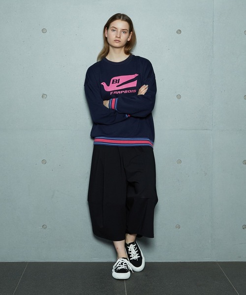 FRAPBOIS（フラボア）の「FRAPBOIS×BRANIFF INTERNATIONAL スウェット（スウェット・レディース・ネイビー/グリーン・1/2）」の19枚目の写真