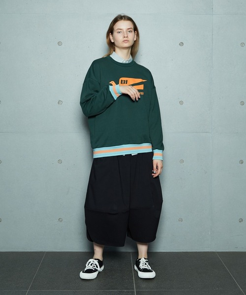 FRAPBOIS（フラボア）の「FRAPBOIS×BRANIFF INTERNATIONAL スウェット（スウェット・レディース・ネイビー/グリーン・1/2）」の16枚目の写真