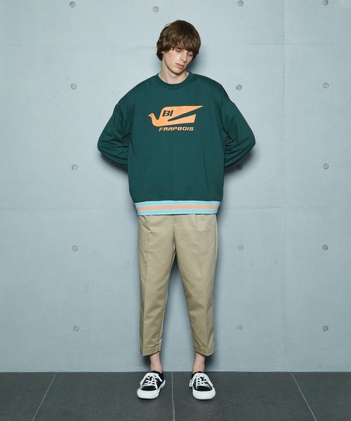 FRAPBOIS（フラボア）の「FRAPBOIS×BRANIFF INTERNATIONAL スウェット（スウェット・レディース・ネイビー/グリーン・1/2）」の14枚目の写真