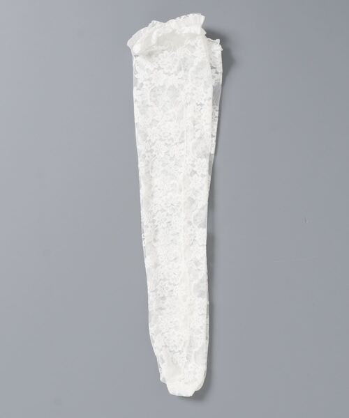 Fun & Daily（ファンアンドデイリー）の「F&D : フリル&レースソックス（ソックス/靴下・レディース・ブラック/ホワイト・FREE）」の6枚目の写真