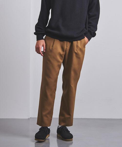 UNITED ARROWS（ユナイテッドアローズ）の「＜UNITED ARROWS＞ ポリエステル ツイード ワイドテーパード 1プリーツ（その他パンツ・メンズ・ベージュ/ネイビー/オレンジ系その他・XL/S/M/L）」の12枚目の写真