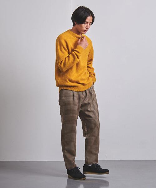 UNITED ARROWS（ユナイテッドアローズ）の「＜UNITED ARROWS＞ ポリエステル ツイード ワイドテーパード 1プリーツ（その他パンツ・メンズ・ベージュ/ネイビー/オレンジ系その他・XL/S/M/L）」の7枚目の写真