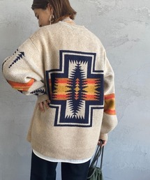 [PENDLETON/ペンドルトン] ネイティブ柄 バックデザインニットプルオーバー