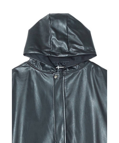 ankoROCK(アンコロック)の「レザービッグポケットバルーンフーディジャケット(ブルゾン・メンズ・A・ONE SIZE)」の10枚目の写真