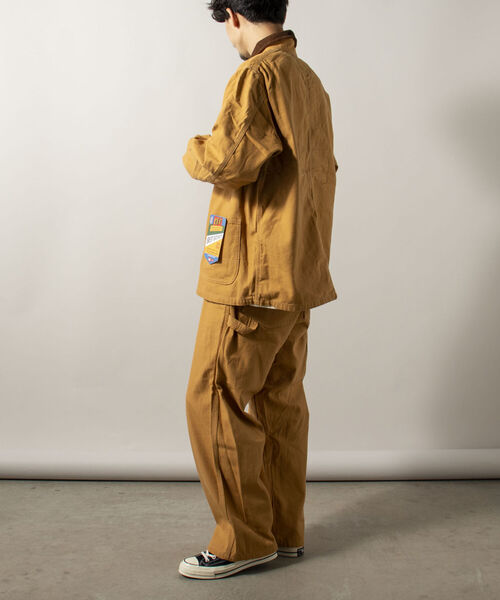 KEY(キイ)の「【KEY/キー】DUCK COVERALL カバーオール(カバーオール・メンズ・ブラウン/ブラック・MEDIUM/LARGE)」の12枚目の写真