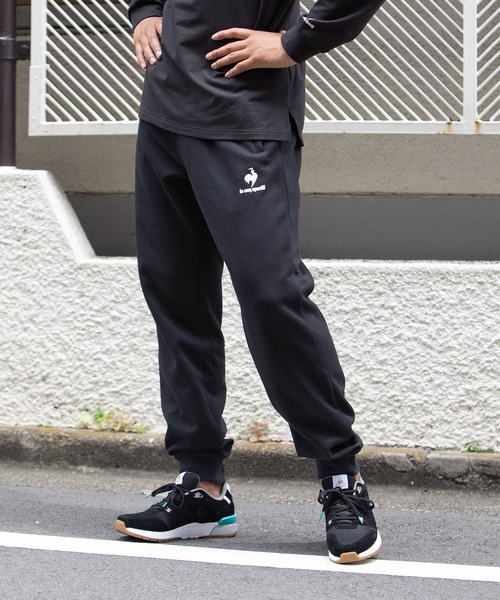 le coq sportif（ルコックスポルティフ）の「スウエットロングパンツ メンズ ウェア ロングパンツ ボトムス スポーツウェア（スウェットパンツ・メンズ・ネイビー/グリーン/ホワイト/ブラック・L/S/XL/XXL/M）」の5枚目の写真