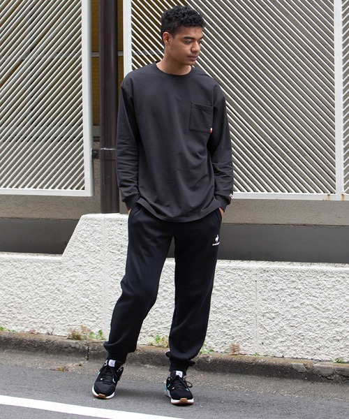 le coq sportif（ルコックスポルティフ）の「スウエットロングパンツ メンズ ウェア ロングパンツ ボトムス スポーツウェア（スウェットパンツ・メンズ・ネイビー/グリーン/ホワイト/ブラック・L/S/XL/XXL/M）」の7枚目の写真
