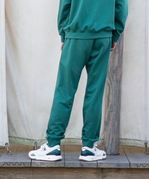 le coq sportif（ルコックスポルティフ）の「スウエットロングパンツ メンズ ウェア ロングパンツ ボトムス スポーツウェア（スウェットパンツ・メンズ・ネイビー/グリーン/ホワイト/ブラック・L/S/XL/XXL/M）」の11枚目の写真
